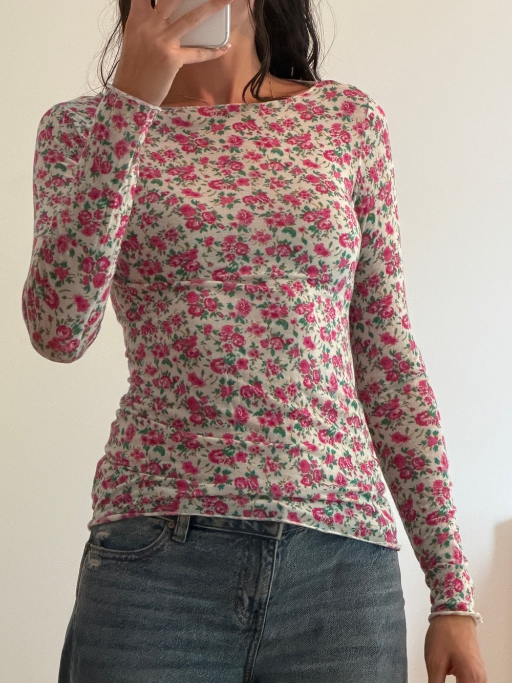 Intimissimi Floral Pink & Green Long Sleeve